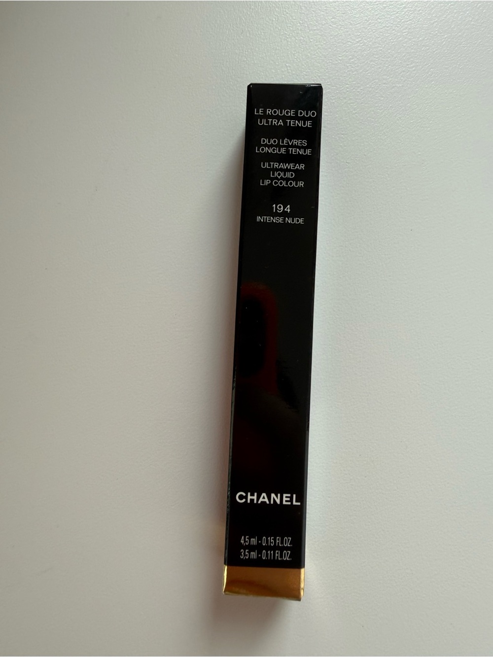 CHANEL LE ROUGE DUO ULTRA TENUE lipstick Intense Nude Brown 194